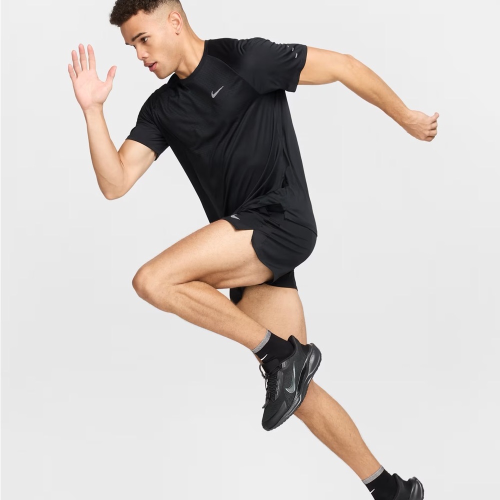 NEW NIKE Men's Dri-FIT Ready Fitness T-Shirt Black XL - Picture 3 of 15